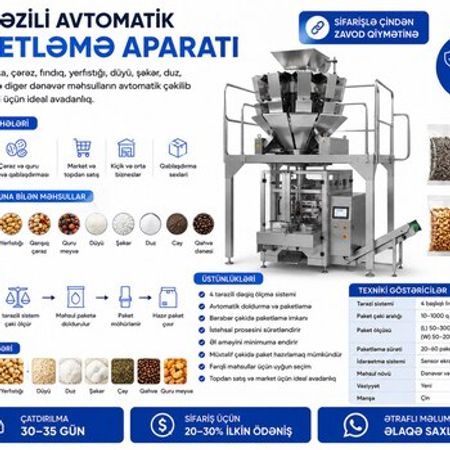 4 Tərəzili Paketləmə Aparatı | Tum və Çərəz üçün – Bakı – ucuztap.az