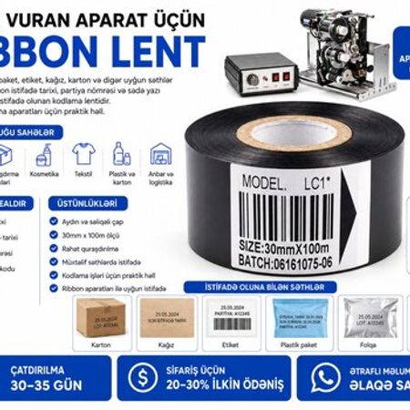 Tarix vuran aparat lenti – 30mm x 100m – Bakı – ucuztap.az