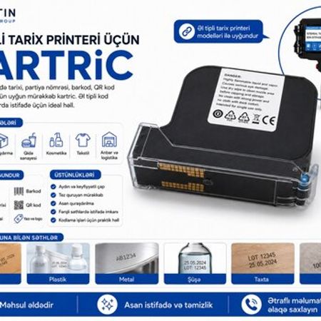 Tarix və kod vurma aparatı üçün kartric – Bakı – ucuztap.az