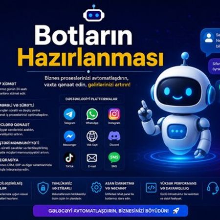 Botların hazırlanması – IT, internet, telekom – ucuztap.az