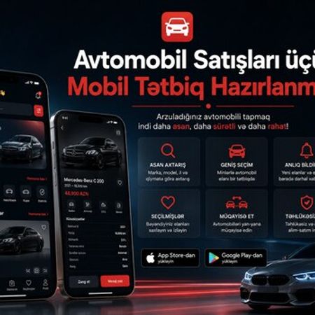 Avtomobil satışları üçün mobil proqram hazırlanması – IT, internet, telekom – ucuztap.az