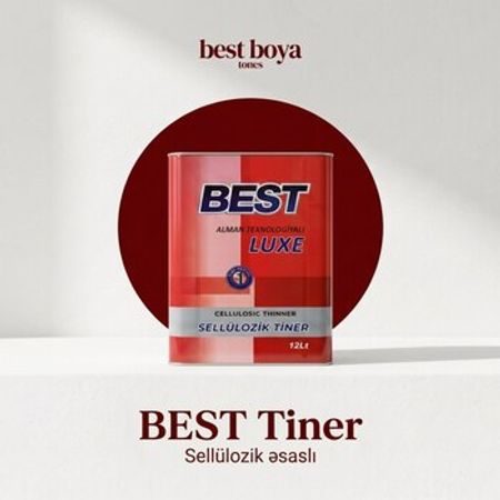 BEST Lux Sellülozik Tiner |1L, 3.75L. 12L boya və lak üçün həlledici – Təmir və tikinti – ucuztap.az
