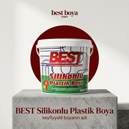 BEST silikonlu plastik boya – Təmir və tikinti – ucuztap.az