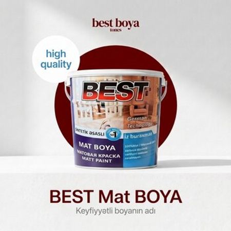 Sintetik Əsaslı Dekorativ və Davamlı Boya – Təmir və tikinti – ucuztap.az
