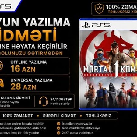 Mortal Kombat 1 Definitive PS5 oyunu yazılması – Bakı – ucuztap.az
