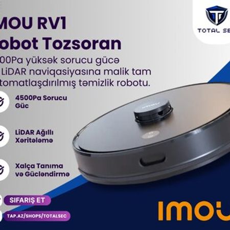 İMOU Ağıllı robot tozsoran - RV-L21 (RV1) – Tozsoranlar – ucuztap.az