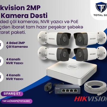 İP kamera dəsti Hikvision 4+1 – Bakı – ucuztap.az