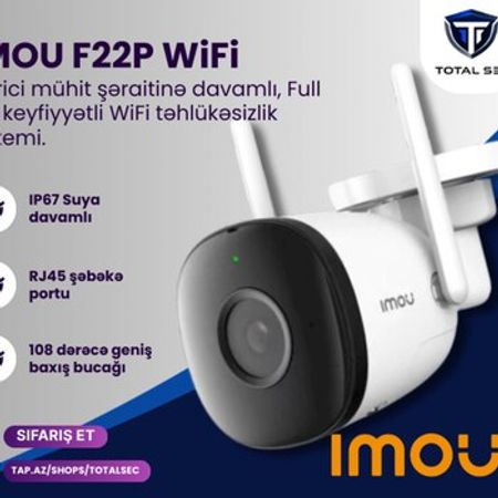 IMOU Bullet 2C (2MP) ağıllı Wi-Fi kamera (insan tanıma) – Bakı – ucuztap.az