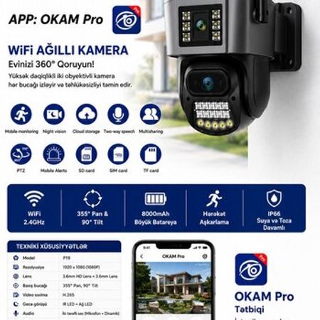 Wifi kamera – Bakı – ucuztap.az