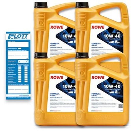 Rowe HIGHTEC FORMULA GT SAE 10W-40 HC 20L – Ehtiyat hissələri – ucuztap.az