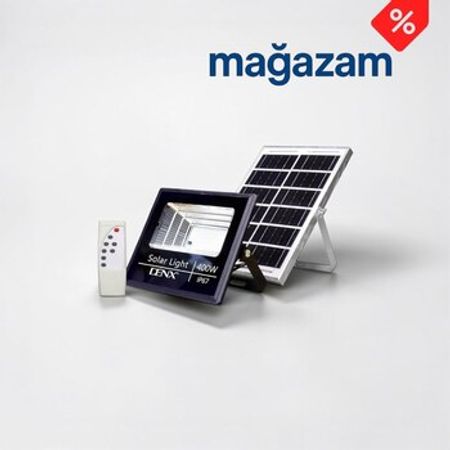 DENX DX2075 Household Solar Light 400W günəş enerjili LED proyektor – Bakı – ucuztap.az