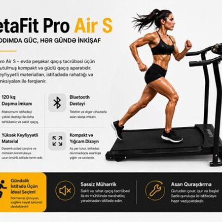 Qaçış aparatı MetaFit Pro Air S – Bakı – ucuztap.az