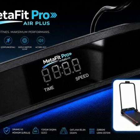 MetaFit Pro Air Plus – LED Ekranlı qatlana bilən qaçış aparatı – Bakı – ucuztap.az