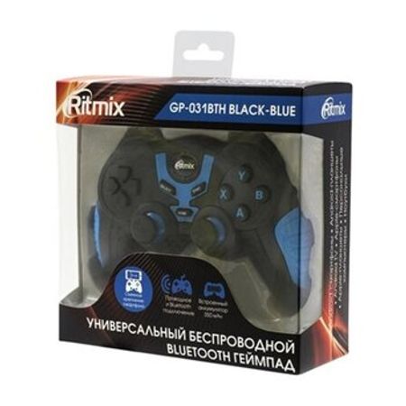 Ritmix GP-031BTH Black Blue Wireless Gamepad – Oyunlar, pultlar və proqramlar – ucuztap.az