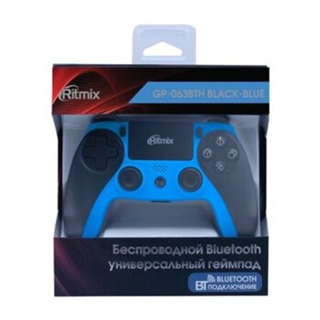 Ritmix GP-063BTH Black-Blue / Wireless Bluetooth Universal Gamepad – Oyunlar, pultlar və proqramlar – ucuztap.az