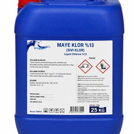 Mayə xlor 13% 25 kq – Digər – ucuztap.az