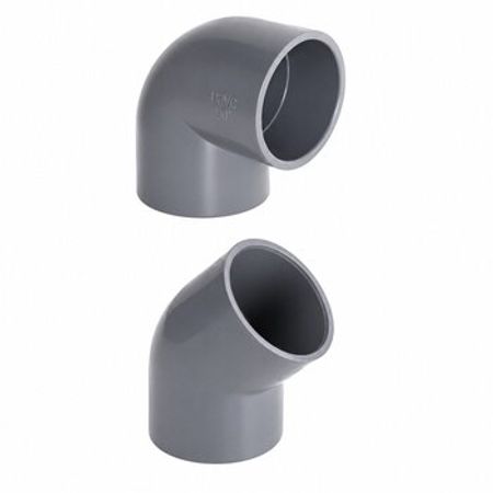 PİMTAŞ UPVC dirsəklər 45° və 90° – 90–225 mm – Bakı – ucuztap.az