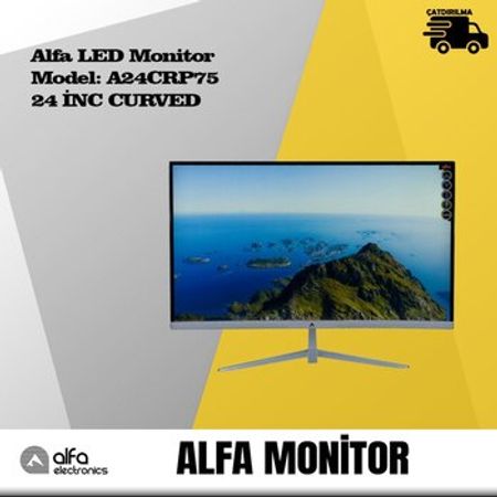 Monitor LED 24 Alfa 75 Hz Curved – Bakı – ucuztap.az