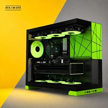 Aquarium Atx Case Evolve Green Universe – Bakı – ucuztap.az