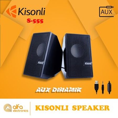 Stereo dinamik Kisonli S-555 (USB AUX Səs Gücləndirici) – Bakı – ucuztap.az