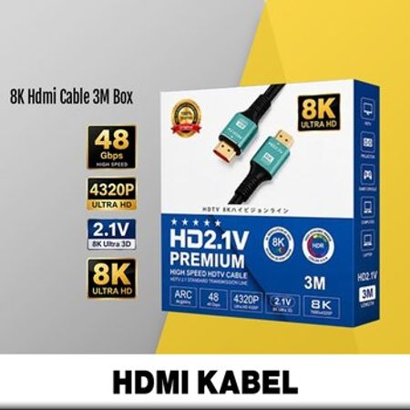 8K HDMI kabel 3 metr – Bakı – ucuztap.az