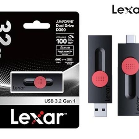 Type-C Flaş Kart 32 GB Lexar Jumpdrive D300 USB 3.2 Dual Drive – Bakı – ucuztap.az