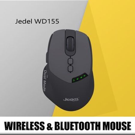 Kompüter siçanı Jedel WD155 Wi-Fi & Bluetooth Wireless Gray – Kompüter aksesuarları – ucuztap.az