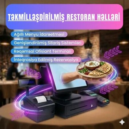 Restoran POS sistemi – Tam avtomatlaşdırma – Biznes üçün avadanlıq – ucuztap.az