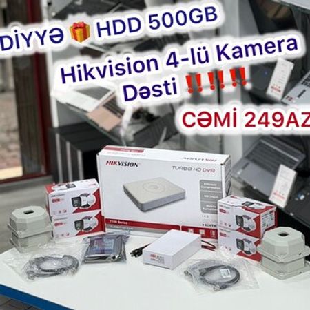 Hikvision 4Lü kamera dəsti – Bakı – ucuztap.az