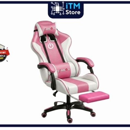 Kreslo GAMING CHAIR GAMEON GO-7001 WH/PINK – Divanlar və kreslolar – ucuztap.az