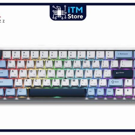 Ajazz AK680 MAX Blue White Dark Blue – Kompüter aksesuarları – ucuztap.az