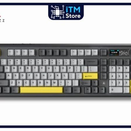 Klaviatura Ajazz AK980 V2 Black - Gray - Yellow – Kompüter aksesuarları – ucuztap.az