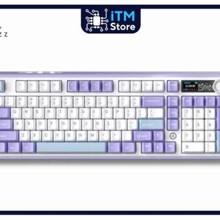 Klaviatura Ajazz AK980 V2 Purple White Blue – Kompüter aksesuarları – ucuztap.az