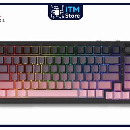 Klaviatura Ajazz AK820 MAX V2 Character Gradient Pink – Kompüter aksesuarları – ucuztap.az
