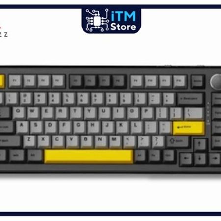 Klaviatura Ajazz AK820 MAX Black Gray Yellow – Kompüter aksesuarları – ucuztap.az
