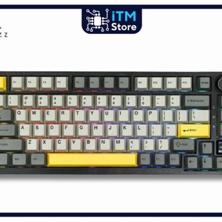 Ajazz AK820 PRO Black Gray Yellow – Kompüter aksesuarları – ucuztap.az