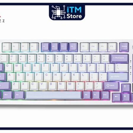 Ajazz AK820 PRO Purple White Blue – Kompüter aksesuarları – ucuztap.az