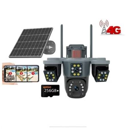 4G Sim kartlı Solar 360°FHD Kamera 12MP/4K+64GB – Bakı – ucuztap.az