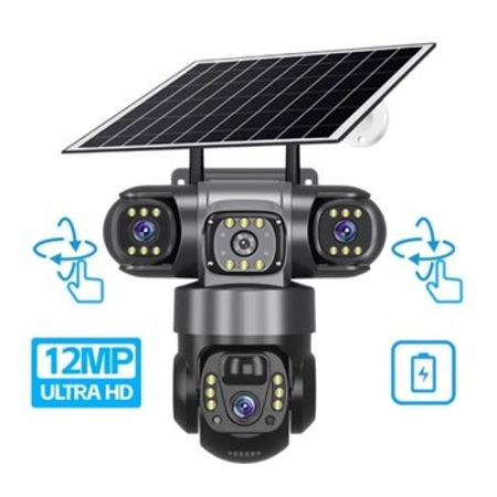 4G Sim kartlı Solar 360°FHD Kamera 12MP/4K+64GB – Bakı – ucuztap.az