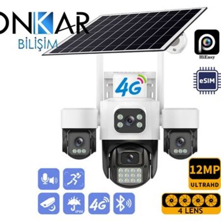 4G Sim kartlı Solar 360°FHD Kamera 12MP/4K+64GB – Bakı – ucuztap.az