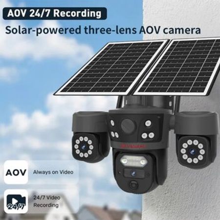 4G Sim kartlı Solar 360°FHD Kamera 12MP/4K+64GB – Bakı – ucuztap.az