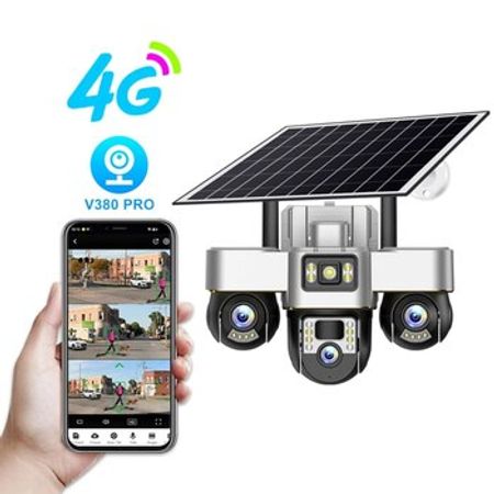 4G Sim kartlı Solar 360°FHD Kamera 12MP/4K+64GB – Bakı – ucuztap.az