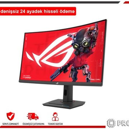 ASUS ROG Strix XG32WCS 90LM0AC0-B01970 Curved Gaming Monitor – Masaüstü kompüterlər – ucuztap.az
