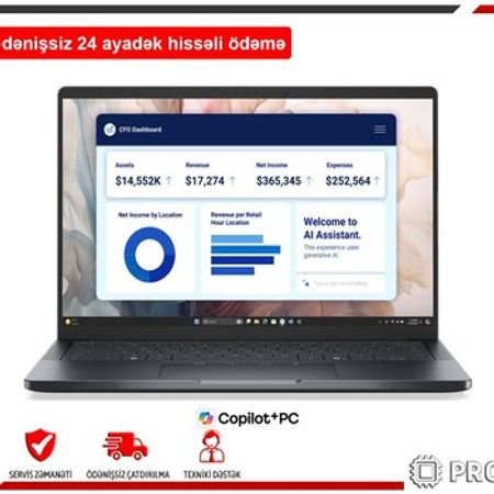 Laptop Dell Pro 14 Premium PA14250 210-BPFG – Bakı – ucuztap.az