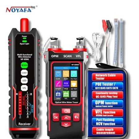 NOYAFA NF-859GT 10-in-1 Multifunction Network Cable Tester – Şəbəkə avadanlıqları – ucuztap.az