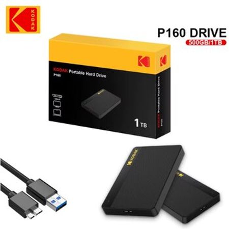 Kodak Portable External Hard Drive 1 TB USB3.0 HDD(P160) – Masaüstü kompüterlər – ucuztap.az
