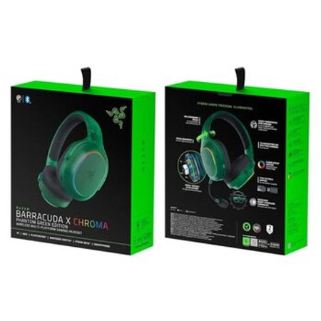 Razer Barracuda X Chroma Phantom Green Edition — Wireless / Bluetooth / RGB – Audio və video – ucuztap.az