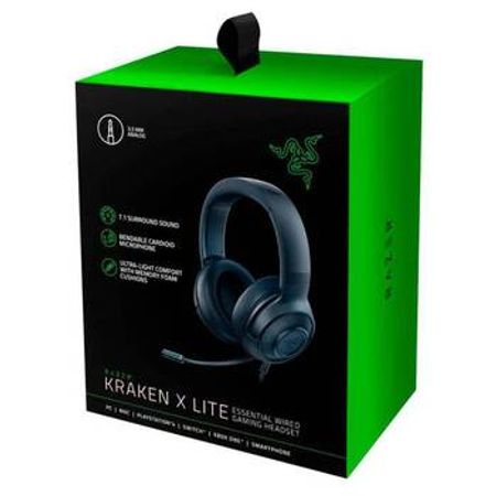 Razer Gaming Headset Kraken X Lite 3.5mm Black – Audio və video – ucuztap.az