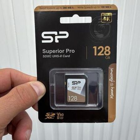 SP Superior Pro 128GB SDXC UHS-II — V60 / U3 / 4K – Kompüter aksesuarları – ucuztap.az