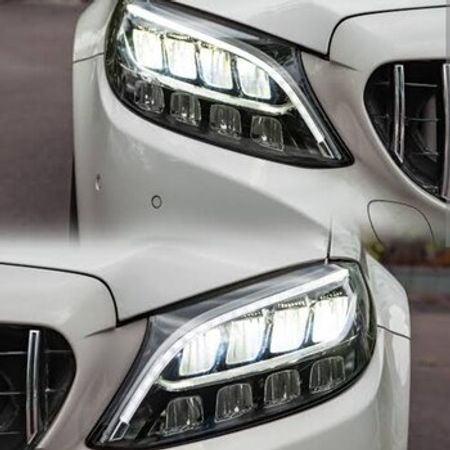 Mercedes-Benz W205 fara statik Led 8 qaşlı – Ehtiyat hissələri – ucuztap.az